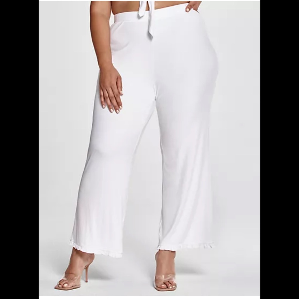 Tabitha Ruffle Hem Wide Leg Pants